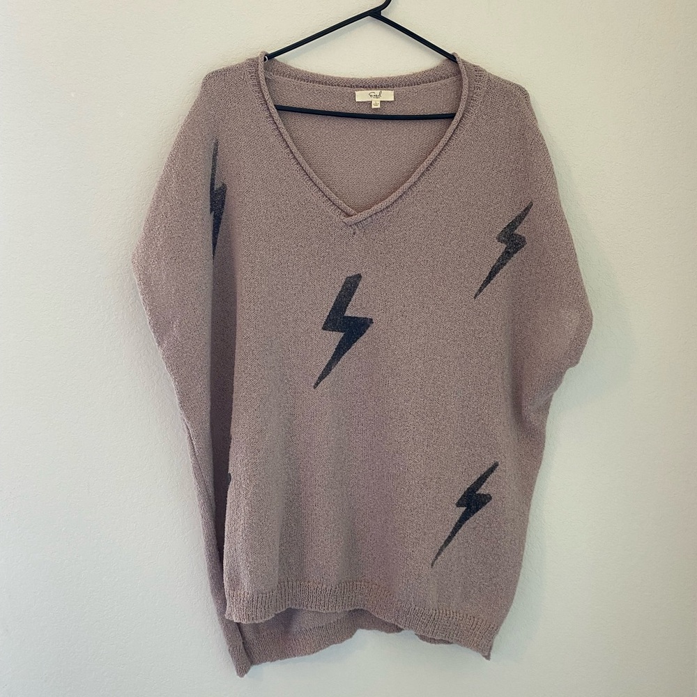 Easel | Dolman Sleeve Sweater Top